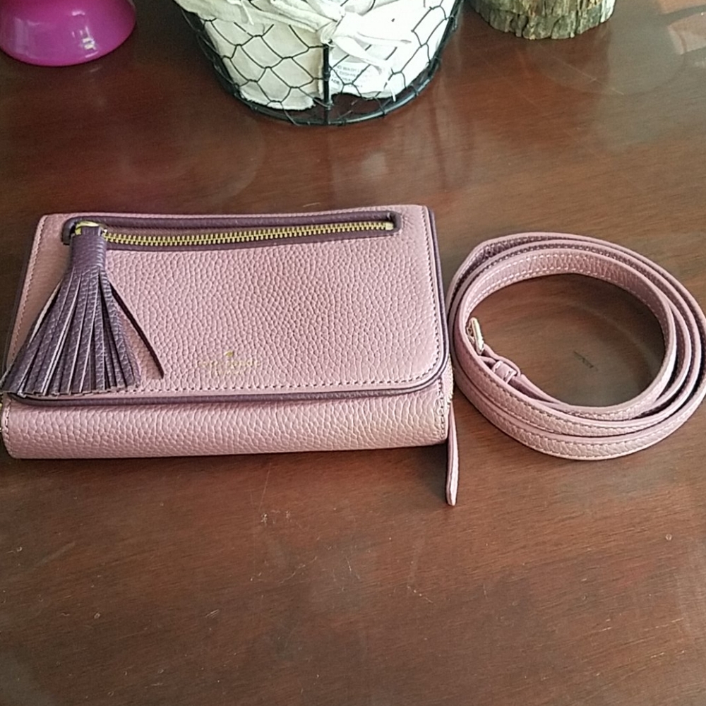 Genuine Kate Spade leather crossbody or wallet pur